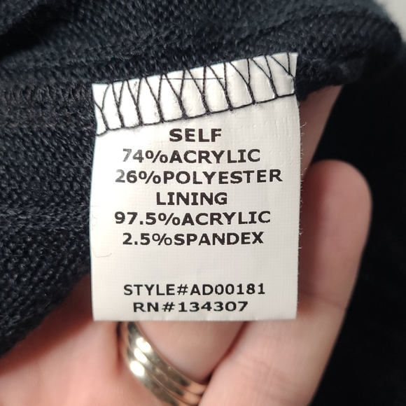 Lumiere Black Knit Dress - Picture 4 of 8